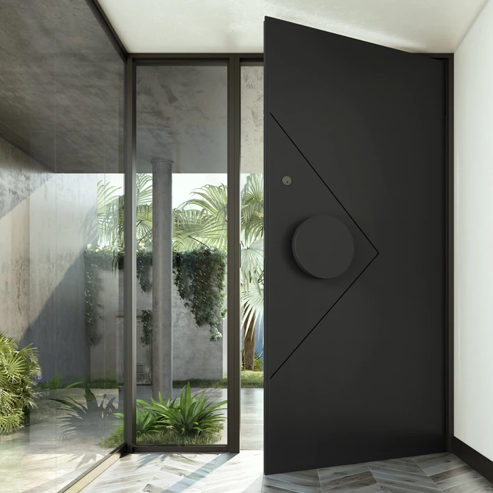 metal door