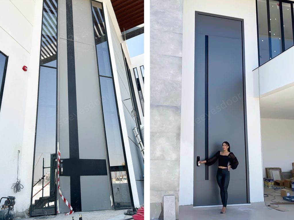  Pivot doors exude a sense of luxury and sophistication, instantly elevating the ambiance of any space. Their seamless, uninterrupted surfaces create a sleek and modern appearance that complements contemporary architectural styles. Whether crafted from wood, glass, or metal, pivot doors add a touch of elegance and refinement to both residential and commercial settings.