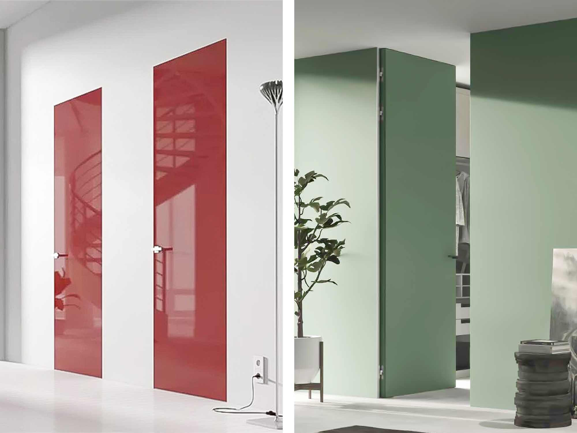 Unlocking the Beauty: Hidden Doors in Various Colors